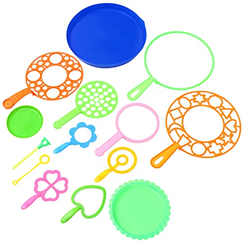 UPKOCH 14-Teiliges Set Seifenblasenset interaktives kinderspielzeug Bubble Blower Tischballonständer-Kit Schaumbad Bubble-Party- Blasen Machen Plastik von UPKOCH