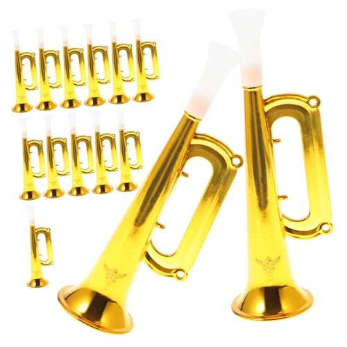 UPKOCH 14Stücke Kunststoff Trompete Horn für Fußball Party Requisiten Geburtstagsgeschenk Cheerleading Zubehör Goldene Farbe UPKOCH 14Stücke Kunststoff Trompete Horn für Fußball Party Requisiten Geburtstagsgeschenk Cheerleading Zubehör Goldene Farbe von UPKOCH