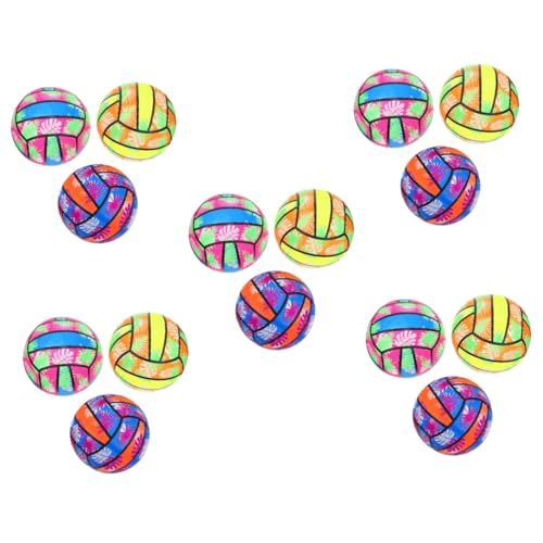 UPKOCH 15 STK der Ball Kinderspielzeug Volleyball aufblasbarer Spielzeugball Indoor-Spielzeug Billardkugeln Wasserball aufblasbare Volleybälle aufblasbare Bälle Strand Schwimmbad Hawaii von UPKOCH