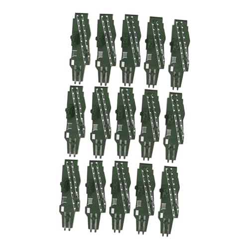 UPKOCH 15 Stück Flugzeugträger Modellboot Modellboot Ornamente Kleine Boote Miniatur Segelboot Kinderboot Dekor Badespielzeugboote Marineschiffsmodell Nautische Themenspielzeug von UPKOCH