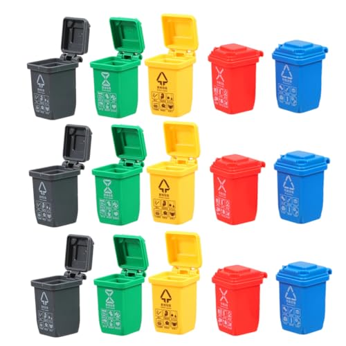 UPKOCH 15 Stück Müllsortierbehälter Für Mini-mülleimer Kleiner Abfallbehälter Puppenhaus-kunststoffbehälter Mülleimer-Ornament Gartendekorationswerkzeuge Mini-papierkorb Plastik UPKOCH 15 Stück Müllsortierbehälter Für Mini-mülleimer Kleiner Abfallbehälter Puppenhaus-kunststoffbehälter Mülleimer-Ornament Gartendekorationswerkzeuge Mini-papierkorb Plastik von UPKOCH