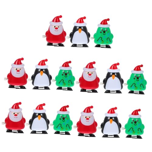 UPKOCH 15 Stück Teiliges Weihnachtsspielzeug Aufziehfigur mit Weihnachtsmann Tannenbaum und Pinguin Lustiges Mechanisches Kompakte Wind Up Spielwaren als Weihnachts Mitgebsel UPKOCH 15 Stück Teiliges Weihnachtsspielzeug Aufziehfigur mit Weihnachtsmann Tannenbaum und Pinguin Lustiges Mechanisches Kompakte Wind Up Spielwaren als Weihnachts Mitgebsel von UPKOCH