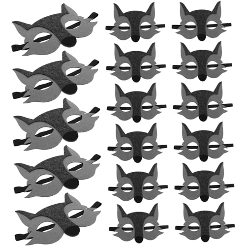 UPKOCH 15 Stück Wolf Cosplay Masken Tiermasken Maskerade Wolfsmasken Tierparty Masken Für Wolfsmasken Für Kawaii Maske Halbgesichts Wolfsmaske Wolfsparty Maske UPKOCH 15 Stück Wolf Cosplay Masken Tiermasken Maskerade Wolfsmasken Tierparty Masken Für Wolfsmasken Für Kawaii Maske Halbgesichts Wolfsmaske Wolfsparty Maske von UPKOCH