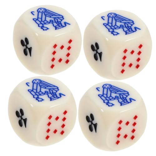 UPKOCH 15 Stück tragbare Würfelspiel-Requisite Spiele für Geburtstagsfeiern Würfel mit abgerundeten Ecken Unterhaltungswürfel Poker Würfeln Jetons Spielwürfel Requisiten Acryl UPKOCH 15 Stück tragbare Würfelspiel-Requisite Spiele für Geburtstagsfeiern Würfel mit abgerundeten Ecken Unterhaltungswürfel Poker Würfeln Jetons Spielwürfel Requisiten Acryl von UPKOCH