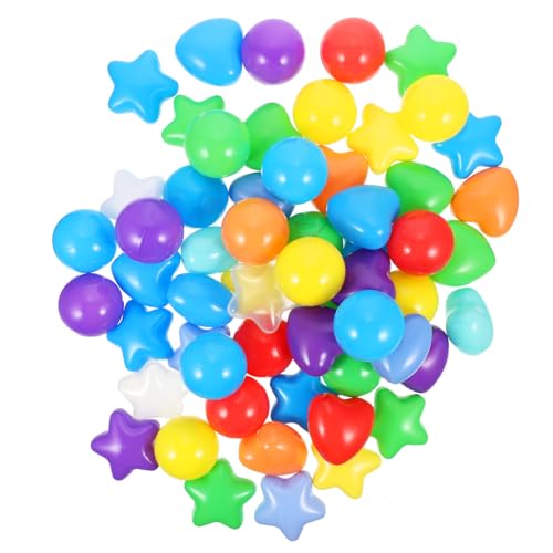 UPKOCH 150 Stück Meeresball Bälle Für Baby-bällebad Spielzeug Für Kinder Sternenkugel Innengrube Kunststoffwanne Kids Toys Abschlagzelte Für Erwachsene Kleinkind Bunt Puzzle-Ball Plastik von UPKOCH