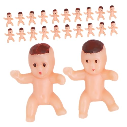 UPKOCH 150 Stück Teiliges Mini Kunststoff Bunte Shower Partydeko Kleine Babyfiguren für Eiswürfelspiel Tischstreu Geschenkartikel und Interaktive Veranstaltung von UPKOCH