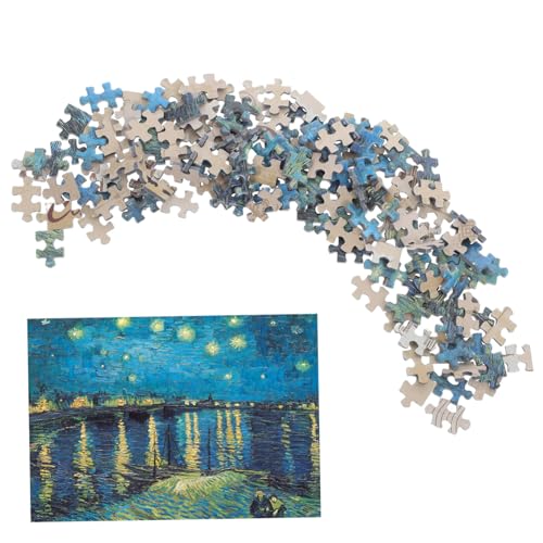 UPKOCH 150stücke Teiliges Mini Puzzle Für Erwachsene Kreatives Jigsaw Mit Berühmtem Nachthimmel- in Reagenzglas Für Entspannende Freizeitaktivitäten Und Stressabbau von UPKOCH
