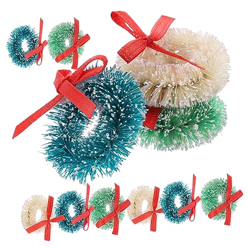 UPKOCH 15St künstlicher Mini-Weihnachtsbaum Mini-Dinge Weihnachtsbaum Mini Mini-Kränze Weihnachtslichter weihnachtsdeko winterdekoration Kranz Anhänger Kleiner weihnachtskranz Sisal-Seide UPKOCH 15St künstlicher Mini-Weihnachtsbaum Mini-Dinge Weihnachtsbaum Mini Mini-Kränze Weihnachtslichter weihnachtsdeko winterdekoration Kranz Anhänger Kleiner weihnachtskranz Sisal-Seide von UPKOCH