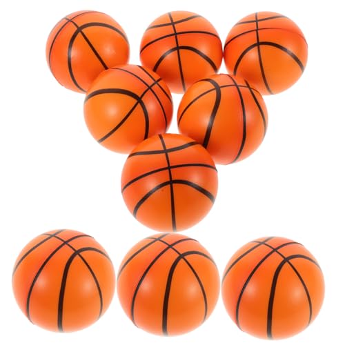 UPKOCH 15Stücke PU Basketball Stressbälle für Mini Geschäumte Bälle zur Stressbewältigung für Sportthemen Partys Verbesserung von Griffkraft und Motorik von UPKOCH