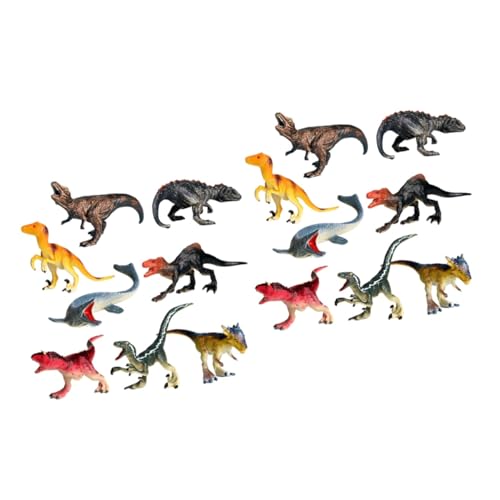 UPKOCH 16 STK Kinderspielzeug Spielzeug für Kinder Modell Kind Dinosaurier Spielzeug Figur Miniatur gefälscht Spielzeuge Dinosaurier-Dekor künstlicher Dinosaurier Tier Ornamente von UPKOCH