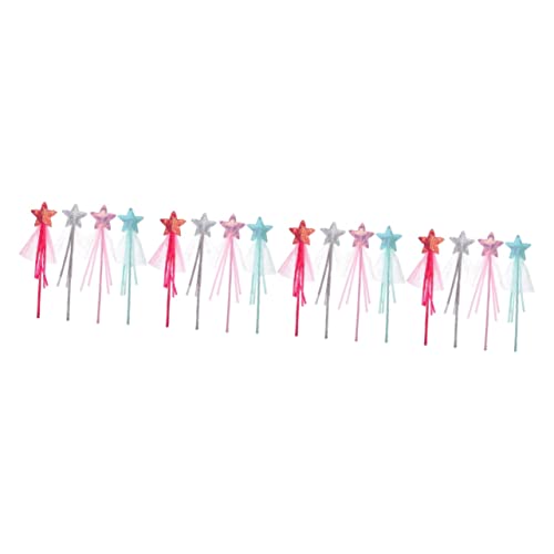 UPKOCH 16 STK Pentagramm-Fee-Zauberstab Mädchenspielzeug Quasten-Fee-Zauberstab Fairy Wand verkleidung Kinder Spielzeuge Kinderspielzeug Engel Zauberstab Cosplay-Fee-Sticks Halloween von UPKOCH