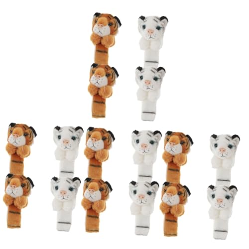 UPKOCH 16 Stk Tierpuppenarmband fun toys for party geschenke Babygeschenke Kinderspielzeug Spielzeug für Kleinkinder Babyspielzeug Schlagarmband Kuscheltiere Slap-Armband-Spielzeug von UPKOCH