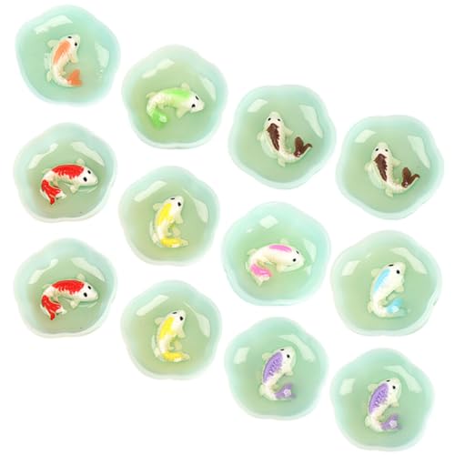 UPKOCH 16 Stück Simulierte Fischschalenverzierung Künstlich Miniaturen Tank Mini-fischschalen Mini-Desktop-Aquarium Miniaturfischaquarium Gefälschte Fischschale Gefälschtes Aquarium Harz von UPKOCH