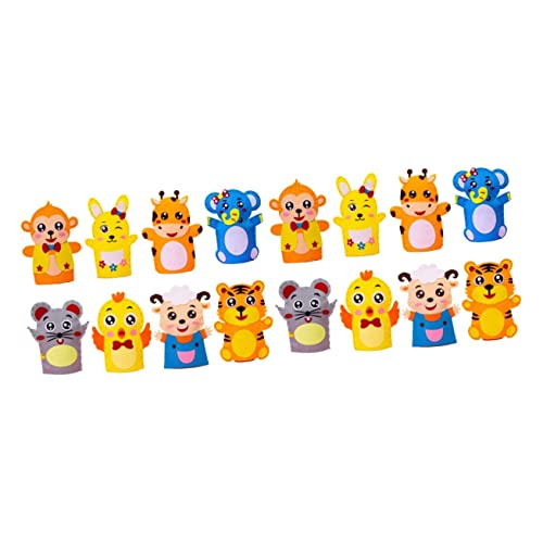 UPKOCH 16 Teiliges DIY Handpuppen Bastelset aus Sicherem Filz Kreatives Nähmaterial mit Cartoon Motiven Fördert Feinmotorik und Fantasie Lernspielzeug für Jungen und Mädchen UPKOCH 16 Teiliges DIY Handpuppen Bastelset aus Sicherem Filz Kreatives Nähmaterial mit Cartoon Motiven Fördert Feinmotorik und Fantasie Lernspielzeug für Jungen und Mädchen von UPKOCH