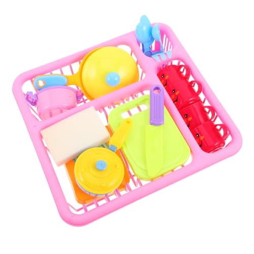 UPKOCH Spielzeugset – 16-teilige Spielküche Mit Spüle Und Utensilien – Pädagogische Spielküche Für Kinder von UPKOCH