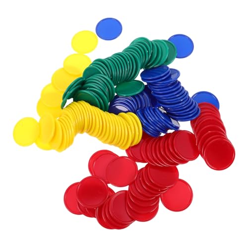 UPKOCH 160 Stück Teiliges Bunte Belohnungsmarken für Kleine Kunststoff-Discs Vielseitige Unterrichtstoken für Mathe Verhaltenstracking und Spielerisches Lernen im Klassenzimmer von UPKOCH