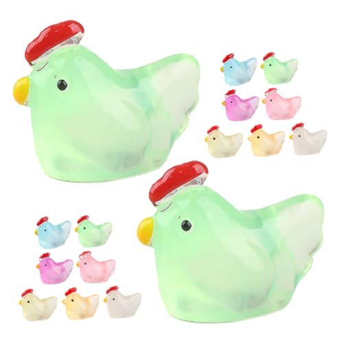 UPKOCH 18 Stücke Mini Huhn Figuren Dekorative Harz Tiere Für Miniatur Garten Wohnkultur UPKOCH 18 Stücke Mini Huhn Figuren Dekorative Harz Tiere Für Miniatur Garten Wohnkultur von UPKOCH