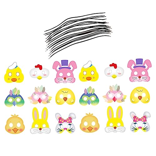 UPKOCH Tier 18 Stücke Ostern Jagd Kostüme Für Jungen Und Mädchen Maskerade Marke von UPKOCH