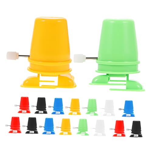 UPKOCH 18 Stück Aufziehwerk DIY Aufzieh DIY Knetspielzeug Mechanismus Aufziehspielzeug Roboter Springen Kern Bastelzubehör aus Ton Perle Spieler Wind Plastik von UPKOCH