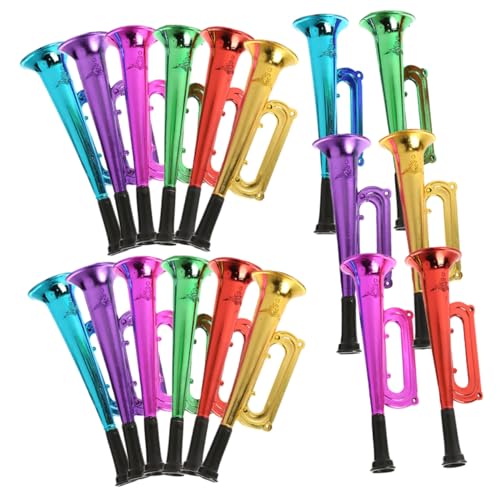 UPKOCH 18 Stück Farbenfrohe Trompete Musikinstrumente Trompetenspielzeug für Party-Lufthorn Kinderspielzeug Trompete Kindermusikinstrument tragbares Hornspielzeug Plastik UPKOCH 18 Stück Farbenfrohe Trompete Musikinstrumente Trompetenspielzeug für Party-Lufthorn Kinderspielzeug Trompete Kindermusikinstrument tragbares Hornspielzeug Plastik von UPKOCH