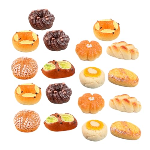 UPKOCH 18 Stück Simuliertes Brotfutterspiel realistisch gefälscht deko Puppenhaus-Miniatur-Essen Minibrot Mini-Essen Brotmodell Prop Simulation Brot Simulationsfutter Brot Harz UPKOCH 18 Stück Simuliertes Brotfutterspiel realistisch gefälscht deko Puppenhaus-Miniatur-Essen Minibrot Mini-Essen Brotmodell Prop Simulation Brot Simulationsfutter Brot Harz von UPKOCH