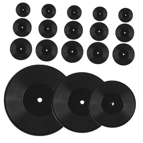 UPKOCH 18 Stück Vinylmodell Artikel Miniaturen Musik Puppe Realistisch Stütze Aufzeichnen Figur Gefälschtes Vinyl Gefälschte Aufzeichnungen Black Plastik UPKOCH 18 Stück Vinylmodell Artikel Miniaturen Musik Puppe Realistisch Stütze Aufzeichnen Figur Gefälschtes Vinyl Gefälschte Aufzeichnungen Black Plastik von UPKOCH