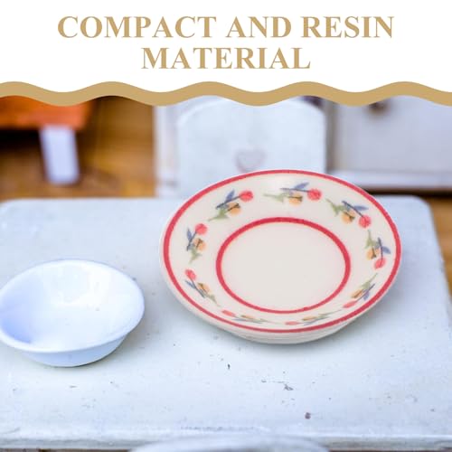 UPKOCH 18-teiliger Miniaturteller für Puppenhäuser: Mini-Essteller mit zartem Muster – Serviertabletts für Puppenhäuser, Geschirr-Requisiten für die Szenengestaltung im Tiny House, gemischter Stil UPKOCH 18-teiliger Miniaturteller für Puppenhäuser: Mini-Essteller mit zartem Muster – Serviertabletts für Puppenhäuser, Geschirr-Requisiten für die Szenengestaltung im Tiny House, gemischter Stil von UPKOCH