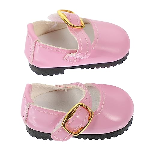 UPKOCH 1Paar Puppenschuhe aus PU Leder für Mädchenpuppen Süßes Design Puppenzubehör für Kreatives und Fantasievolles Ankleiden von UPKOCH