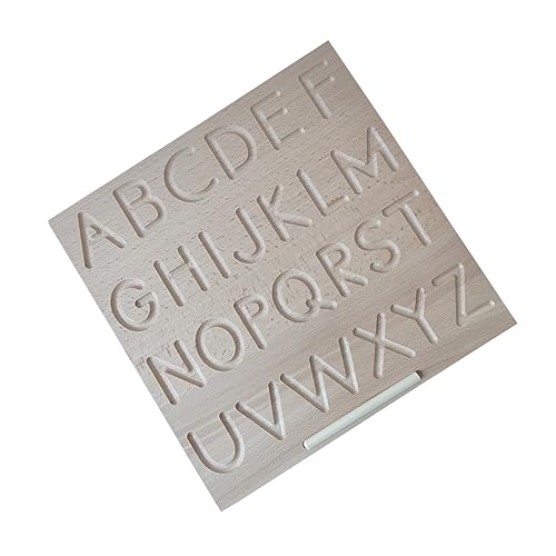 UPKOCH 1Satz Alphabet Lernspielzeug Für Holzbuchstabenerkennungsspielzeug Frühe Bildung Interaktives Design Sicher Und Für Jungen Ab Jahr von UPKOCH