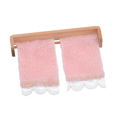 UPKOCH 1Satz Badezimmer Handtuchhalter für Puppenhäuser Pinkes Design Leicht zu Installieren Ergänzung für Puppenhaus Dekoration Zubehör für Kreative UPKOCH 1Satz Badezimmer Handtuchhalter für Puppenhäuser Pinkes Design Leicht zu Installieren Ergänzung für Puppenhaus Dekoration Zubehör für Kreative von UPKOCH