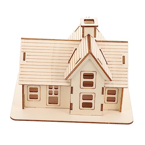 UPKOCH 1Satz DIY Holzhaus Puzzle Puzzle für Kreatives Holzmodell Einfach zu Montieren für Weihnachten und Geburtstage Lustiges Rätsel UPKOCH 1Satz DIY Holzhaus Puzzle Puzzle für Kreatives Holzmodell Einfach zu Montieren für Weihnachten und Geburtstage Lustiges Rätsel von UPKOCH