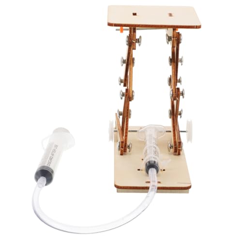 UPKOCH 1Satz DIY Hydraulik Aufzug Wissenschaftliches Experimentier Für Holz Modellbaukasten Kreatives Lernspielzeug Technik Und Ingenieurwissen Ab Jahre von UPKOCH