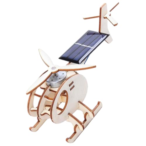 UPKOCH 1Satz DIY Solar Flugzeug Modell Wissenschaftliches Experimentierset Für Bastelset Zum Zusammenbau Eines Holzflugzeugs Lernspielzeug Für Kreative von UPKOCH