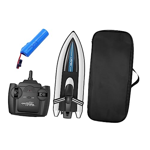 UPKOCH 1Satz Ferngesteuertes Boot Hochgeschwindigkeits Rennboot mit Doppelpropeller Minuten für Outdoor Aktivitäten Wasserdichtes Bootsspielzeug für Pools von UPKOCH