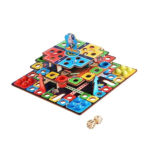 UPKOCH 1Satz Fliegendes Schachspielzeugset aus Brettspiel für Fördert und Logisches Sicheres Design mit Glatter Oberfläche für Familienunterhaltung von UPKOCH