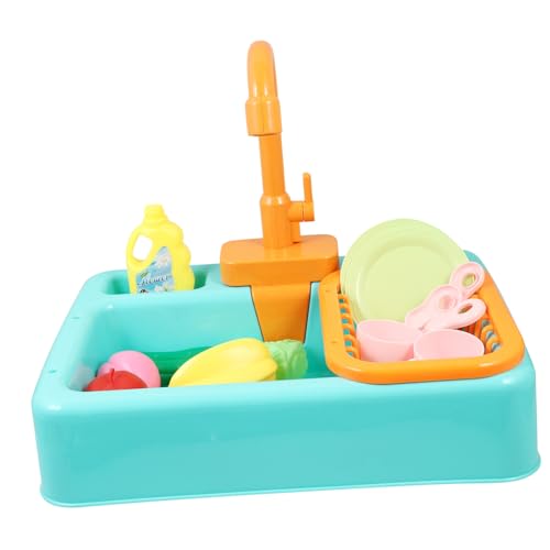 UPKOCH 1satz Elektrische Spülmaschine Spielzeug Küchen Spielzeug Für Junge Mädchen Mit Wasserfunktion Und Abnehmbaren Teilen Fördert Kreatives Rollenspiel Geeignet Für Jungen Und von UPKOCH