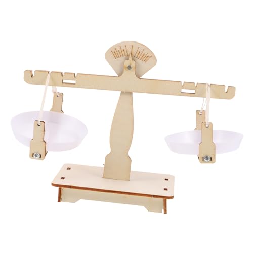UPKOCH 1Satz Holz Balkenwaage DIY Lernspielzeug Kognitiven Fähigkeiten von Kindern Materialien für Experimente und Kreative Projekte UPKOCH 1Satz Holz Balkenwaage DIY Lernspielzeug Kognitiven Fähigkeiten von Kindern Materialien für Experimente und Kreative Projekte von UPKOCH