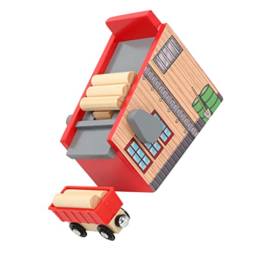 UPKOCH 1Satz Holz Eisenbahnspielzeug mit Holzblöcken und Pädagogisches für Holzstücke Szene und Langlebig UPKOCH 1Satz Holz Eisenbahnspielzeug mit Holzblöcken und Pädagogisches für Holzstücke Szene und Langlebig von UPKOCH