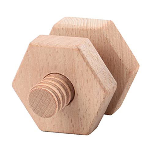 UPKOCH 1Satz Holz Schraubenspielzeug für Geometrische Formen Pädagogisches Kognitiven Fähigkeiten und Hand Augen Koordination für Frühe Bildung und Kreative UPKOCH 1Satz Holz Schraubenspielzeug für Geometrische Formen Pädagogisches Kognitiven Fähigkeiten und Hand Augen Koordination für Frühe Bildung und Kreative von UPKOCH