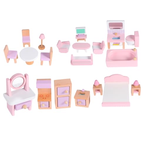 UPKOCH 1Satz Holzpuppenhausmöbel Teiliges Farbenfrohes Mini Hausmöbel aus Holz für Kreative Spielideen für Kinderzimmer Dekoration und Puppenhaus Zubehör UPKOCH 1Satz Holzpuppenhausmöbel Teiliges Farbenfrohes Mini Hausmöbel aus Holz für Kreative Spielideen für Kinderzimmer Dekoration und Puppenhaus Zubehör von UPKOCH