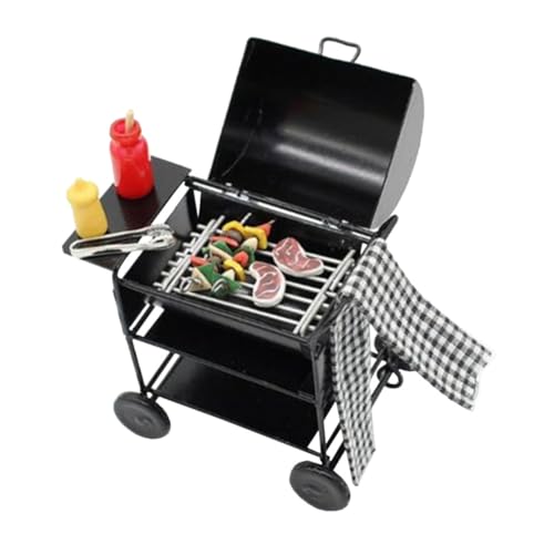 UPKOCH 1Satz Mini BBQ Wagen Realistisches Küchenzubehör für Puppenhaus Pädagogisches für Kreativität und Praktischen Fähigkeiten für Rollenspiele und Frühe UPKOCH 1Satz Mini BBQ Wagen Realistisches Küchenzubehör für Puppenhaus Pädagogisches für Kreativität und Praktischen Fähigkeiten für Rollenspiele und Frühe von UPKOCH