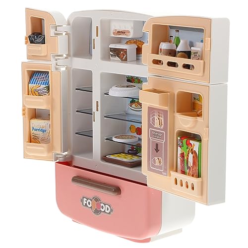 UPKOCH 1Satz Mini Kühlschrank Set für Puppenhaus Realistisches Kühlschrank und Lebensmittelmodell für Zubehör für Miniaturhäuser und Kreatives Hochwertiges Kunststoffmaterial UPKOCH 1Satz Mini Kühlschrank Set für Puppenhaus Realistisches Kühlschrank und Lebensmittelmodell für Zubehör für Miniaturhäuser und Kreatives Hochwertiges Kunststoffmaterial von UPKOCH