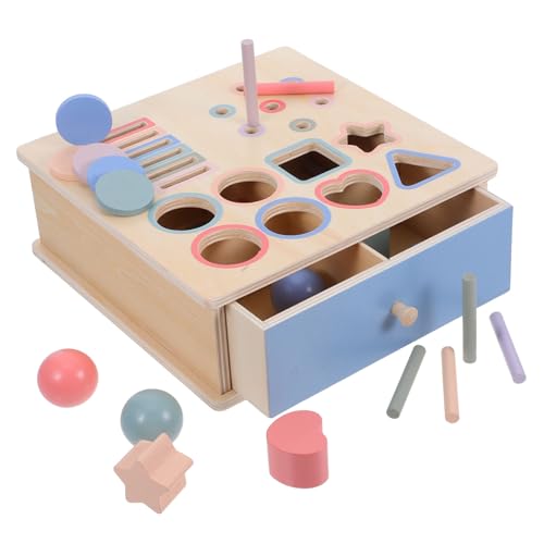 UPKOCH 1Satz Montessori Holzspielzeug Form und Farbensortierer für Kleinkinder Pädagogisches Beschäftigungsbrett Hand Augen Koordination und Kreativität Sicheres UPKOCH 1Satz Montessori Holzspielzeug Form und Farbensortierer für Kleinkinder Pädagogisches Beschäftigungsbrett Hand Augen Koordination und Kreativität Sicheres von UPKOCH