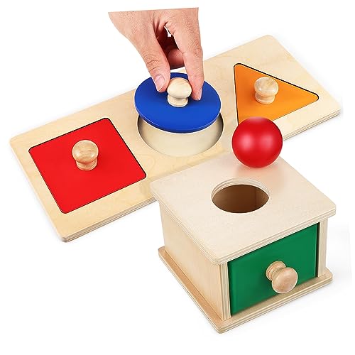 UPKOCH 1Satz Montessori Objektdauerungsbox aus Holz Lernspielzeug für Holzkugeln Fördert Hand Augen Koordination und Feinmotorik für Jahr Alte und Älter Sicher UPKOCH 1Satz Montessori Objektdauerungsbox aus Holz Lernspielzeug für Holzkugeln Fördert Hand Augen Koordination und Feinmotorik für Jahr Alte und Älter Sicher von UPKOCH