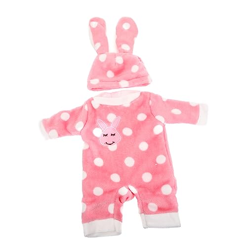 UPKOCH 1Satz Puppenkleidung für Puppen Süße Wiederverwendbare Schlafanzüge für Teiliges Outfit mit Niedlichem Punktdesign Langlebig und von UPKOCH