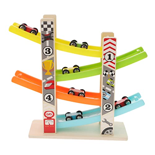 UPKOCH 1Satz Rennstreckenspielzeug für Multi Layer Gleitwagen mit Fahrzeugen Lernspielzeug Hand Augen Koordination und Kreativität für Kleinkinder von UPKOCH
