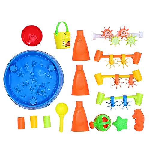 UPKOCH 1Satz Sandtischspielzeug Für Strandspielzeug Mit Sandförmchen Und Schaufel Für Strand Oder Sandkasten Geeignet Für Jungen Und Mädchen Ab Jahren von UPKOCH