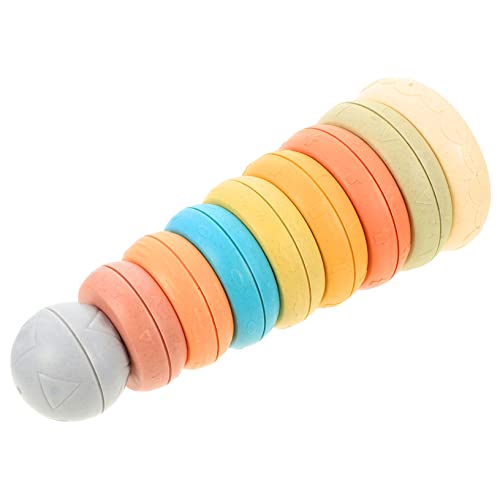 UPKOCH 1Satz Stapelbare Farbige Ringspielzeuge Für Silikon Stapelspielzeug Motorik Und Frühen Bildung Kreisstapelspielzeug Für Kleinkinder UPKOCH 1Satz Stapelbare Farbige Ringspielzeuge Für Silikon Stapelspielzeug Motorik Und Frühen Bildung Kreisstapelspielzeug Für Kleinkinder von UPKOCH