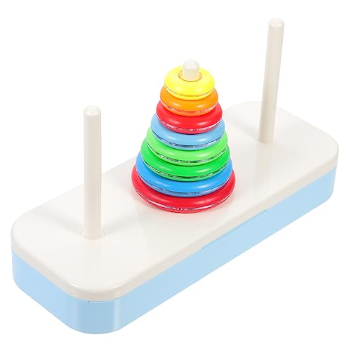 UPKOCH Von Hanoi Toys Für Jungen Und Mädchen Tragbare Stapelblöcke Robustes Design Für Pädagogisches Spielen von UPKOCH