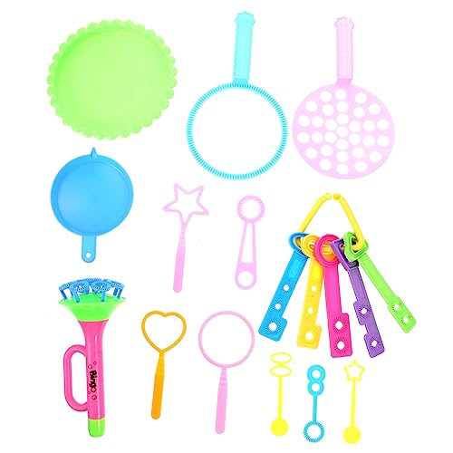 UPKOCH 1Satz Teiliges Blasenwerkzeug Für Bubble Sticks Für Drinnen Und Draußen Für Partys Und Spielplatzaktivitäten Langlebige Kunststoffmaterialien Sicher von UPKOCH